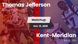 Matchup: Jefferson High vs. Kent-Meridian   2018