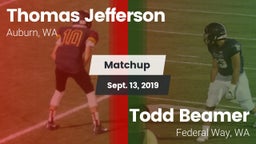 Matchup: Jefferson High vs. Todd Beamer  2019