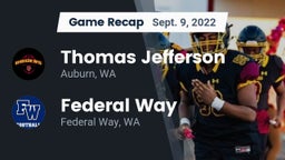 Recap: Thomas Jefferson  vs. Federal Way  2022