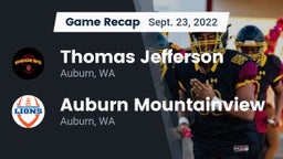 Recap: Thomas Jefferson  vs. Auburn Mountainview  2022