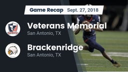 Recap: Veterans Memorial vs. Brackenridge  2018