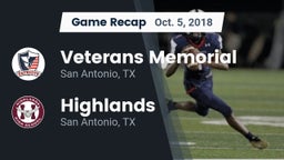 Recap: Veterans Memorial vs. Highlands  2018