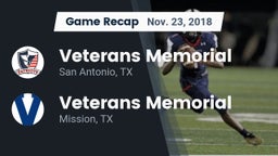 Recap: Veterans Memorial vs. Veterans Memorial  2018