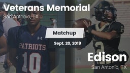Matchup: Veterans Memorial vs. Edison  2019