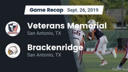 Recap: Veterans Memorial vs. Brackenridge  2019