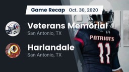 Recap: Veterans Memorial vs. Harlandale  2020