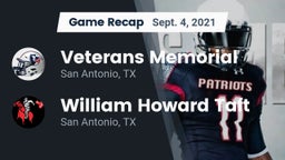 Recap: Veterans Memorial vs. William Howard Taft  2021