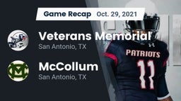 Recap: Veterans Memorial vs. McCollum  2021