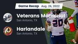 Recap: Veterans Memorial vs. Harlandale  2022