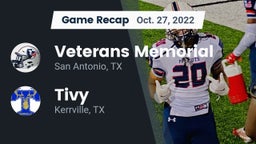 Recap: Veterans Memorial vs. Tivy  2022