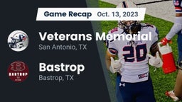 Recap: Veterans Memorial vs. Bastrop  2023