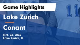 Lake Zurich  vs Conant  Game Highlights - Oct. 24, 2023