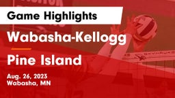 Wabasha-Kellogg  vs Pine Island  Game Highlights - Aug. 26, 2023
