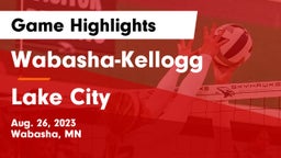 Wabasha-Kellogg  vs Lake City  Game Highlights - Aug. 26, 2023