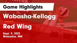 Wabasha-Kellogg  vs Red Wing  Game Highlights - Sept. 9, 2023
