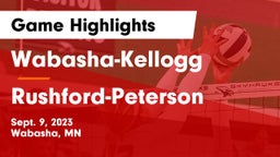 Wabasha-Kellogg  vs Rushford-Peterson  Game Highlights - Sept. 9, 2023