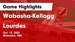 Wabasha-Kellogg  vs Lourdes  Game Highlights - Oct. 12, 2023