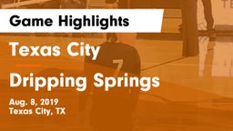 Texas City  vs Dripping Springs  Game Highlights - Aug. 8, 2019