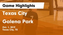 Texas City  vs Galena Park  Game Highlights - Oct. 1, 2019