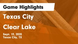 Texas City  vs Clear Lake  Game Highlights - Sept. 19, 2020