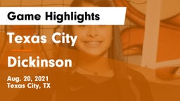 Texas City  vs Dickinson  Game Highlights - Aug. 20, 2021
