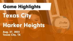 Texas City  vs Harker Heights  Game Highlights - Aug. 27, 2022