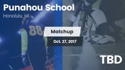 Matchup: Punahou School vs. TBD 2017