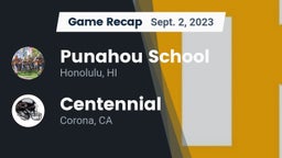 Recap: Punahou School vs. Centennial  2023