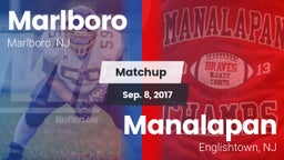 Matchup: Marlboro  vs. Manalapan  2017