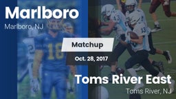 Matchup: Marlboro  vs. Toms River East  2017