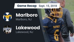 Recap: Marlboro  vs. Lakewood  2018