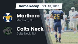 Recap: Marlboro  vs. Colts Neck  2018