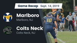 Recap: Marlboro  vs. Colts Neck  2019