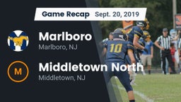 Recap: Marlboro  vs. Middletown North  2019