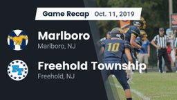 Recap: Marlboro  vs. Freehold Township  2019