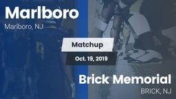 Matchup: Marlboro  vs. Brick Memorial 2019
