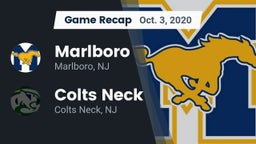 Recap: Marlboro  vs. Colts Neck  2020