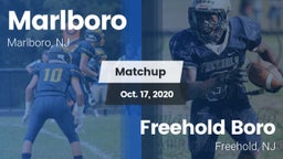 Matchup: Marlboro  vs. Freehold Boro  2020