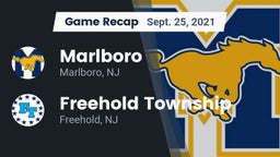 Recap: Marlboro  vs. Freehold Township  2021