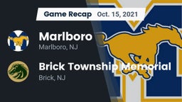 Recap: Marlboro  vs. Brick Township Memorial  2021