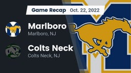 Recap: Marlboro  vs. Colts Neck  2022