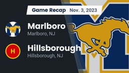 Recap: Marlboro  vs. Hillsborough  2023