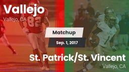 Matchup: Vallejo  vs. St. Patrick/St. Vincent  2017