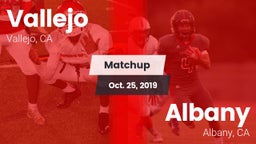 Matchup: Vallejo  vs. Albany  2019