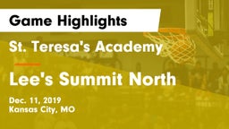 St. Teresa's Academy  vs Lee's Summit North  Game Highlights - Dec. 11, 2019