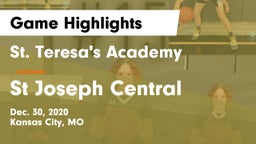 St. Teresa's Academy  vs St Joseph Central Game Highlights - Dec. 30, 2020