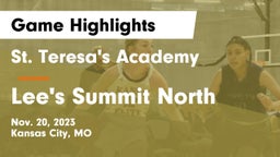 St. Teresa's Academy  vs Lee's Summit North  Game Highlights - Nov. 20, 2023