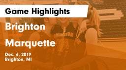 Brighton  vs Marquette  Game Highlights - Dec. 6, 2019