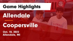 Allendale  vs Coopersville  Game Highlights - Oct. 10, 2022