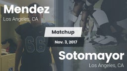 Matchup: Mendez  vs. Sotomayor  2017